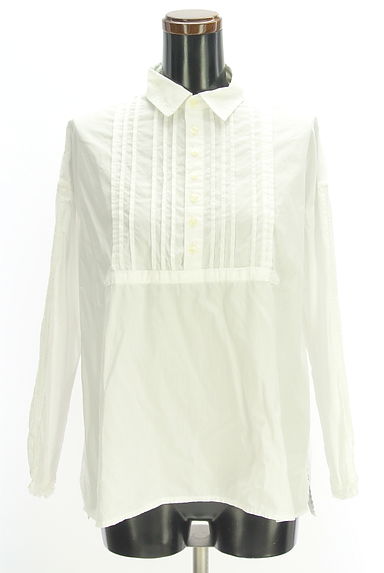 GRANDMA MAMA DAUGHTER（グランマママドーター）の古着「ピンタックヨークフレアブラウス（ブラウス）」大画像１へ