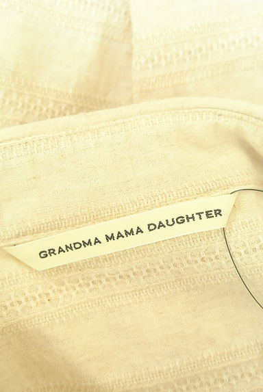 GRANDMA MAMA DAUGHTER（グランマママドーター）の古着「コットンリネンボーダーシャツ（ブラウス）」大画像６へ