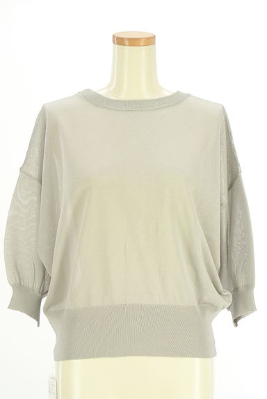 Te chichi（テチチ）の古着「前後2WAYラメシアーニットカーデ（カーディガン・ボレロ）」大画像５へ