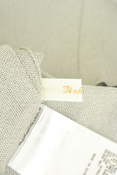 Te chichi（テチチ）の古着「前後2WAYラメシアーニットカーデ（カーディガン・ボレロ）」大画像６へ