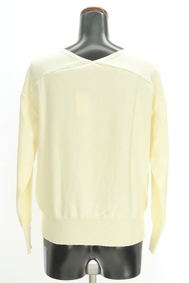 Te chichi（テチチ）の古着「Te chichi TERRASSE Vネック袖パールニット（ニット）」大画像２へ