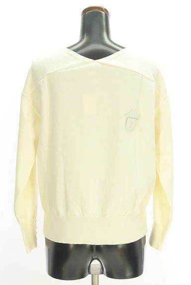 Te chichi（テチチ）の古着「Te chichi TERRASSE Vネック袖パールニット（ニット）」大画像４へ