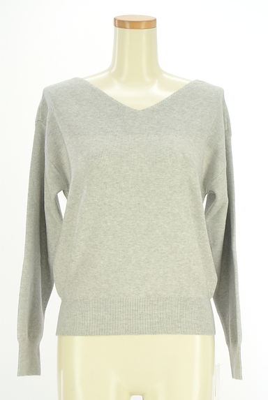 クリックで大画像表示 Te chichi(テチチ)の古着「Te chichi TERRASSE 前後2WAYパールボタンニット(ニット)」大画像1へ