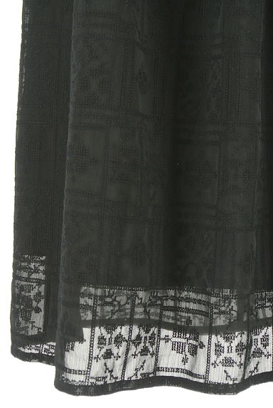 Samansa Mos2（サマンサモスモス）の古着「楊柳シフォン刺しゅうロングスカート（ロングスカート・マキシスカート）」大画像５へ