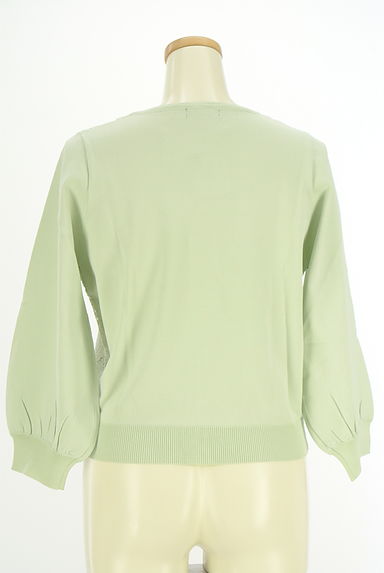 クリックで大画像表示 Tiaclasse(ティアクラッセ)の古着「フロントレースニットカーディガン(カーディガン・ボレロ)」大画像2へ