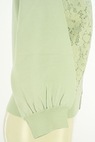 クリックで大画像表示 Tiaclasse(ティアクラッセ)の古着「フロントレースニットカーディガン(カーディガン・ボレロ)」大画像5へ