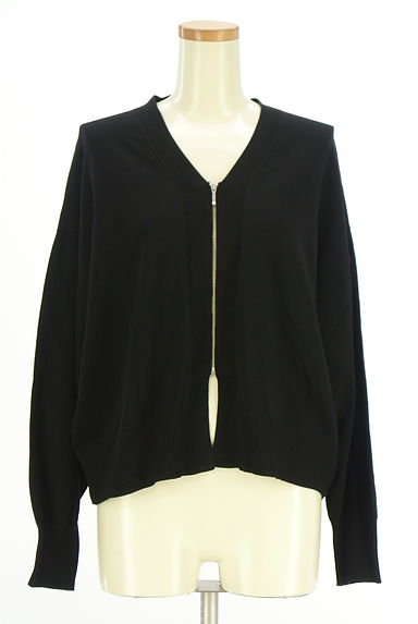 クリックで大画像表示 earth music&ecology(アースミュージック&エコロジー)の古着「オーバーサイズジップニットカーディガン(カーディガン・ボレロ)」大画像1へ