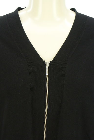 クリックで大画像表示 earth music&ecology(アースミュージック&エコロジー)の古着「オーバーサイズジップニットカーディガン(カーディガン・ボレロ)」大画像4へ