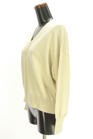 earth music&ecology（アースミュージック＆エコロジー）の古着「Vネックジップカーディガン（カーディガン・ボレロ）」大画像３へ