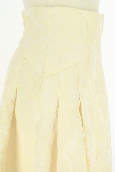 JUSGLITTY（ジャスグリッティー）の古着「凹凸花柄ボリュームフレアロングスカート（ロングスカート・マキシスカート）」大画像５へ