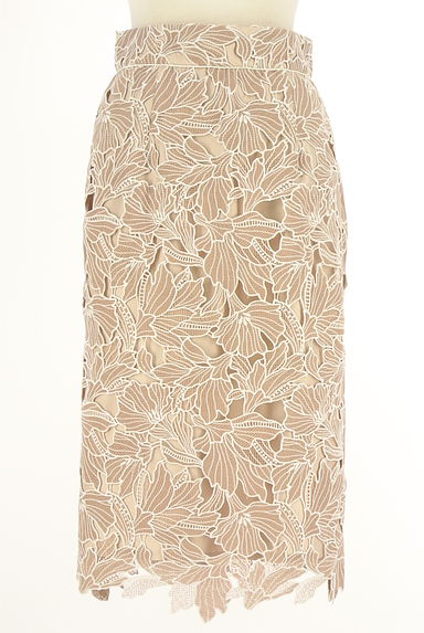 Apuweiser riche（アプワイザーリッシェ）の古着「花刺繍レースミモレタイトスカート（ロングスカート・マキシスカート）」大画像１へ