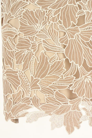 Apuweiser riche（アプワイザーリッシェ）の古着「花刺繍レースミモレタイトスカート（ロングスカート・マキシスカート）」大画像５へ