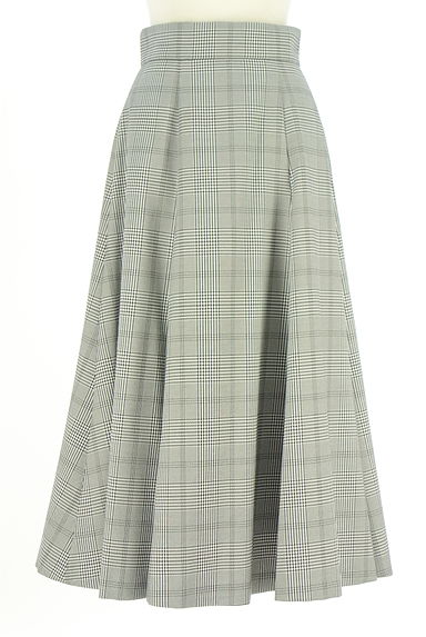 Apuweiser riche（アプワイザーリッシェ）の古着「コルセットベルト付きチェックロングスカート（ロングスカート・マキシスカート）」大画像５へ