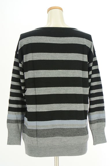 Reflect（リフレクト）の古着「ミドル丈ボーダーニット（セーター）」大画像２へ