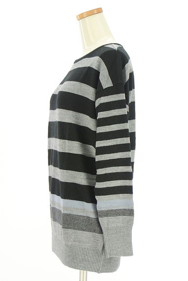 Reflect（リフレクト）の古着「ミドル丈ボーダーニット（セーター）」大画像３へ