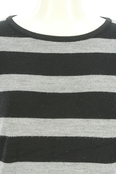 Reflect（リフレクト）の古着「ミドル丈ボーダーニット（セーター）」大画像４へ