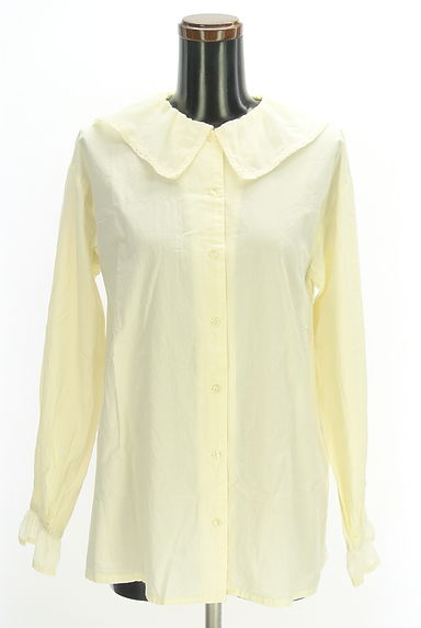 Samansa Mos2（サマンサモスモス）の古着「シフォン襟コットンブラウス（ブラウス）」大画像１へ