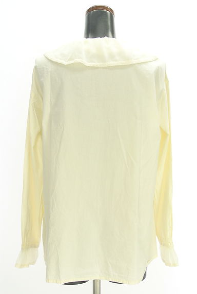 Samansa Mos2（サマンサモスモス）の古着「シフォン襟コットンブラウス（ブラウス）」大画像２へ