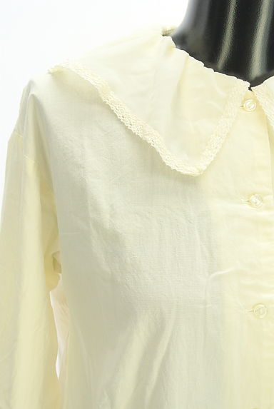 Samansa Mos2（サマンサモスモス）の古着「シフォン襟コットンブラウス（ブラウス）」大画像４へ