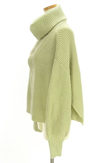 クリックで大画像表示 Samansa Mos2(サマンサモスモス)の古着「Samansa Mos2 blue ハーフジップニット(ニット)」大画像3へ