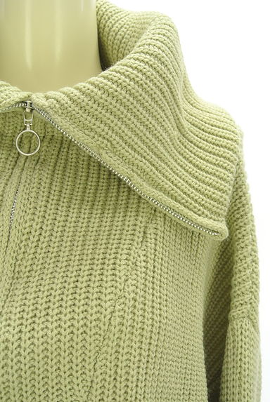 クリックで大画像表示 Samansa Mos2(サマンサモスモス)の古着「Samansa Mos2 blue ハーフジップニット(ニット)」大画像5へ