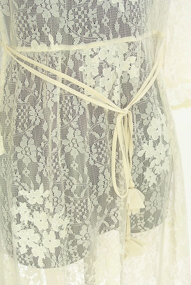 クリックで大画像表示 JILL by JILLSTUART(ジルバイジルスチュアート)の古着「紐ベルト付き総レースロングカーディガン(カーディガン・ボレロ)」大画像5へ