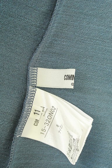 クリックで大画像表示 COMME CA(コムサ)の古着「ツイストハイネックロングワンピース(ワンピース・チュニック)」大画像6へ