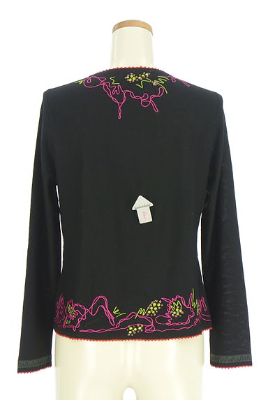 HIROKO KOSHINO（ヒロココシノ）の古着「刺しゅうニットカーディガン（カーディガン・ボレロ）」大画像４へ