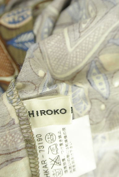 クリックで大画像表示 HIROKO KOSHINO(ヒロココシノ)の古着「7分袖フロントシャーリングカットソー(カットソー・プルオーバー)」大画像6へ