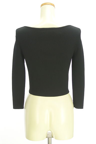 Apuweiser riche（アプワイザーリッシェ）の古着「クロップド丈リブニットカーディガン（カーディガン・ボレロ）」大画像２へ