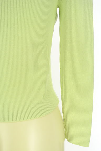 クリックで大画像表示 Apuweiser riche(アプワイザーリッシェ)の古着「クロップドリブニットカーディガン(カーディガン・ボレロ)」大画像5へ