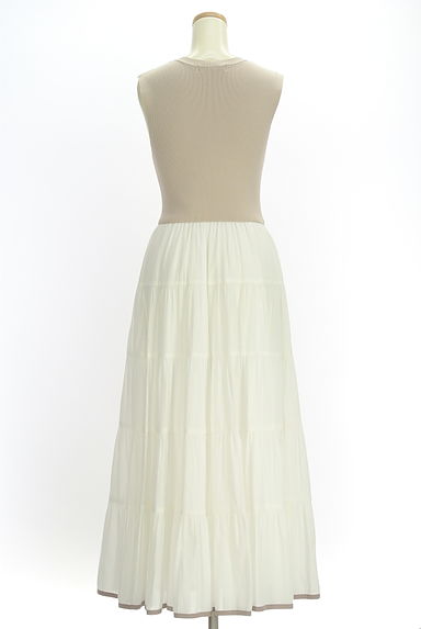 Apuweiser riche（アプワイザーリッシェ）の古着「リブニット×シアーティアードマキシワンピ（ワンピース・チュニック）」大画像２へ