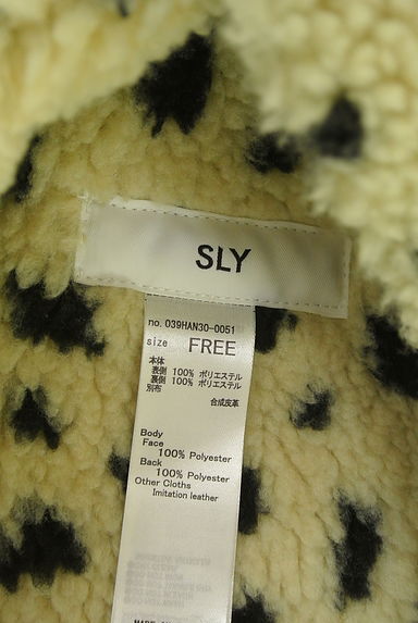 クリックで大画像表示 SLY(スライ)の古着「ダルメシアンボア切替スウェード調ジャケット(ブルゾン・スタジャン)」大画像6へ