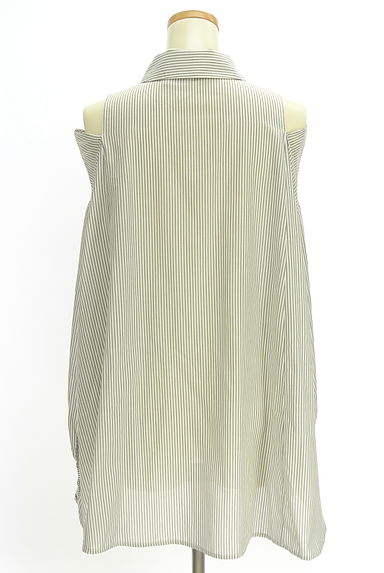 SLY（スライ）の古着「オープンショルダーミドル丈フレアシャツ（カジュアルシャツ）」大画像２へ