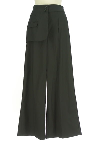 AZUL BY MOUSSY（アズールバイマウジー）の古着「ハイウエストセンタープレスワイドパンツ（パンツ）」大画像１へ