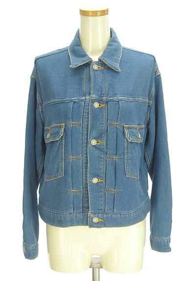 MOUSSY（マウジー）の古着「デニム風スウェットジャケット（ジャケット）」大画像１へ