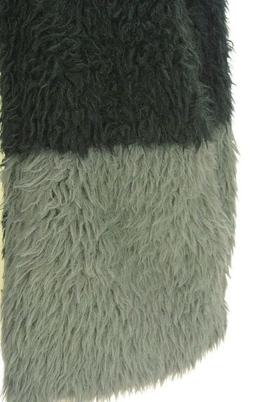 クリックで大画像表示 AZUL BY MOUSSY(アズールバイマウジー)の古着「ミドル丈シャギーニットベスト(ベスト・ジレ)」大画像5へ