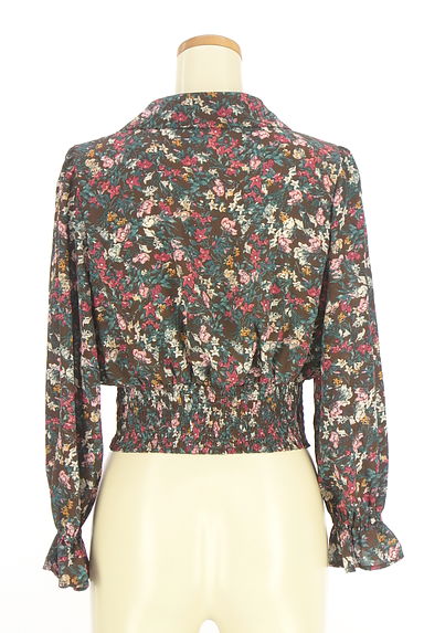 FREE'S MART（フリーズマート）の古着「小花柄カシュクールブラウス（カットソー・プルオーバー）」大画像２へ