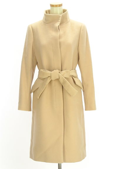 自由区（ジユウク）の古着「ベルト付スタンドカラーロングコート（コート）」大画像１へ