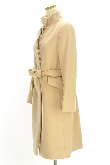 自由区（ジユウク）の古着「ベルト付スタンドカラーロングコート（コート）」大画像３へ