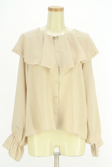 Samansa Mos2（サマンサモスモス）の古着「ehka sopo フリルカラーブラウス（ブラウス）」大画像１へ