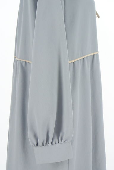 Samansa Mos2（サマンサモスモス）の古着「ehka sopo パイピングロングフレアワンピ（ワンピース・チュニック）」大画像５へ