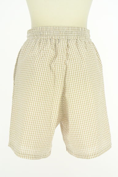 Samansa Mos2（サマンサモスモス）の古着「ehka sopo シアサッカーチェックショートパンツ（ショートパンツ・ハーフパンツ）」大画像２へ