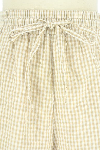 Samansa Mos2（サマンサモスモス）の古着「ehka sopo シアサッカーチェックショートパンツ（ショートパンツ・ハーフパンツ）」大画像４へ