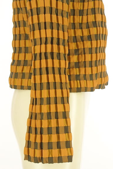 クリックで大画像表示 jun ashida(ジュン アシダ)の古着「凹凸チェックハイネックジャケット(ジャケット)」大画像5へ