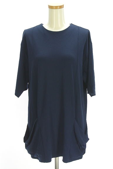 クリックで大画像表示 RIM.ARK(リムアーク)の古着「6分袖サイドポケットチュニック(カットソー・プルオーバー)」大画像1へ