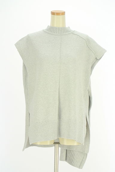 クリックで大画像表示 LE CIEL BLEU(ルシェルブルー)の古着「オーバーサイズアシメニットベスト(ニット)」大画像1へ