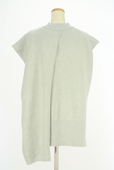 クリックで大画像表示 LE CIEL BLEU(ルシェルブルー)の古着「オーバーサイズアシメニットベスト(ニット)」大画像2へ