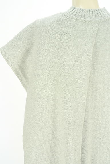 クリックで大画像表示 LE CIEL BLEU(ルシェルブルー)の古着「オーバーサイズアシメニットベスト(ニット)」大画像4へ