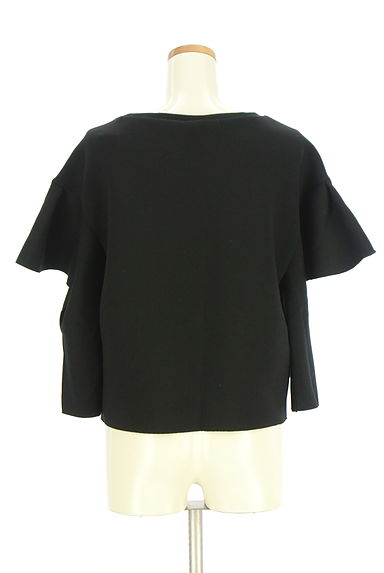 LE CIEL BLEU（ルシェルブルー）の古着「フリルオープンショルダーポンチトップス（カットソー・プルオーバー）」大画像２へ